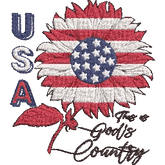 USA-This-is-Gods-Country - Embroidery Design - FineryEmbroidery